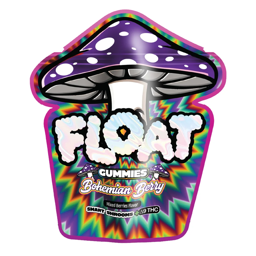 Bohemian-Berry-1 Float Smart Shroom & D9 Gummies (10 Count) - Afbeelding 3