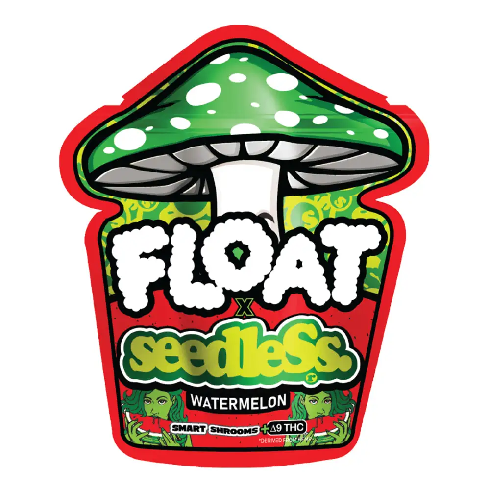 Seedless-Watermelon-1 Float Smart Shroom & D9 Gummies (10 Count) - Afbeelding 8