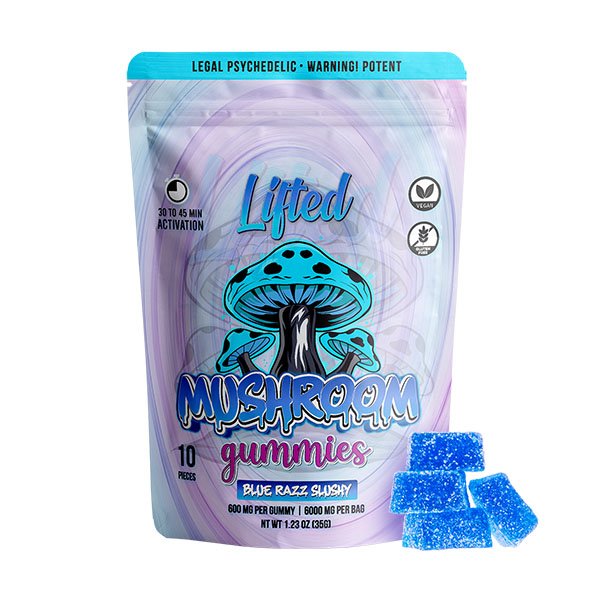 lifted mushroom gummies 6000mg blue razz slushy lifted mushroom gummies 6000mg blue razz slushy